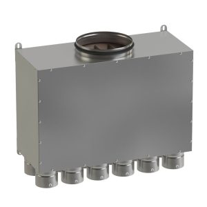 Akustinė oro paskirstymo dėžė AOPD 200-12X75