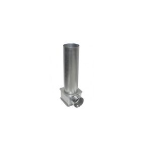Difuzoriaus dėžutė metalinė 1 x Dn75mm - Dn100 VENTO-A Su nuimamu antvamzdžiu